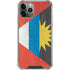 Antigua and Barbuda Flag Distressed iPhone 12 Pro Clear Case